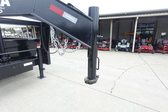 7x16 Gorilla Telescopic Gooseneck IBeam Dump Trailer 2ft Sides (2) 7K Axles - SLE Equipment - 10