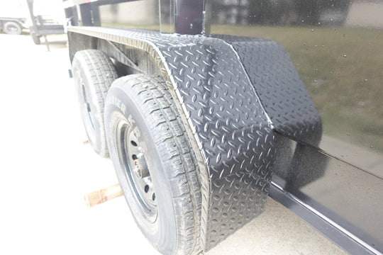 7x16 Gorilla Telescopic Gooseneck IBeam Dump Trailer 2ft Sides (2) 7K Axles - SLE Equipment - 14