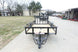 5x10 Utility Trailer Powder Coated Dovetail with gate 3500lb Axle - SLE Equipment - 2