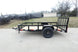 5x10 Utility Trailer Powder Coated Dovetail with gate 3500lb Axle - SLE Equipment - 3