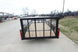 5x10 Utility Trailer Powder Coated Dovetail with gate 3500lb Axle - SLE Equipment - 9