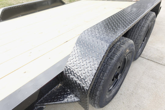 7x18 Gooseneck Equipment Trailer (2) 7K Axles Standup Ramps - SLE Equipment - 4