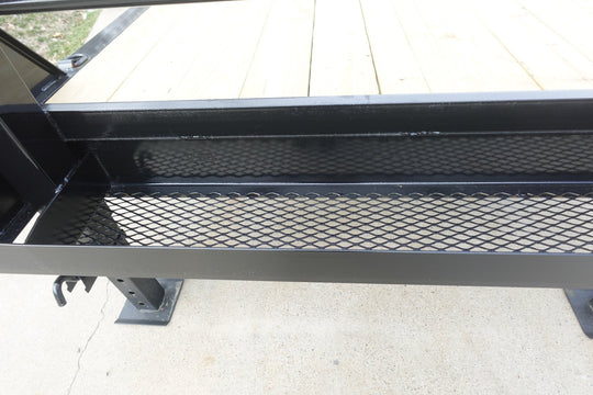 7x18 Gooseneck Equipment Trailer (2) 7K Axles Standup Ramps - SLE Equipment - 8