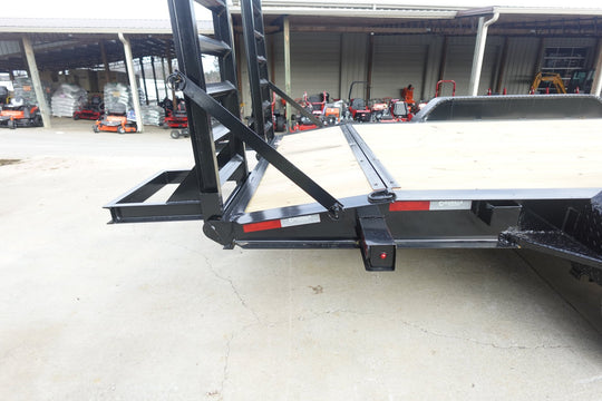 7x18 Gooseneck Equipment Trailer (2) 7K Axles Standup Ramps - SLE Equipment - 10