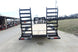 7x18 Gooseneck Equipment Trailer (2) 7K Axles Standup Ramps - SLE Equipment - 12