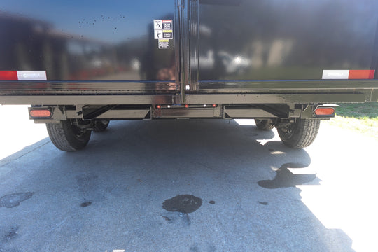 7x16 IBeam Hybrid Hydraulic Dump Trailer with 2ft Sides (2) 6K Axles - SLE Equipment - 6