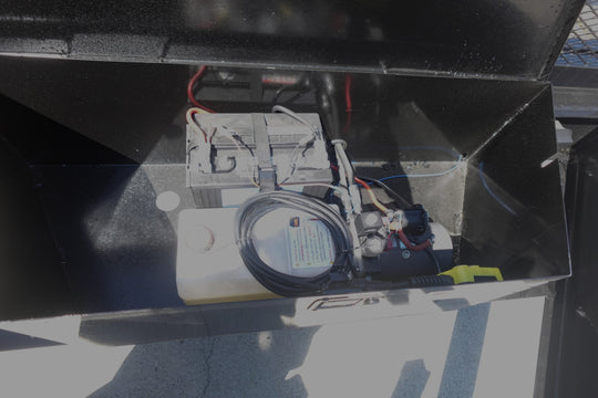 7x16 IBeam Hybrid Hydraulic Dump Trailer with 2ft Sides (2) 6K Axles - SLE Equipment - 10