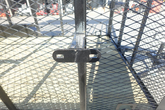 6.4x16 Straight Deck Utility Trailer 6ft Mesh Sides with Metal Roof (2) 3,500lb Axles - SLE Equipment - 9