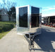 7x20 Black Hybrid Enclosed Trailer ATP Floor (2) 7K Axles - SLE Equipment - 2