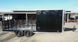 7x20 Black Hybrid Enclosed Trailer ATP Floor (2) 7K Axles - SLE Equipment - 3