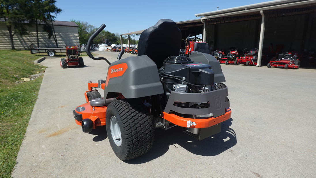Husqvarna Z254F Zero Turn Lawn Mower 54" Deck 24hp Briggs Rear Left View