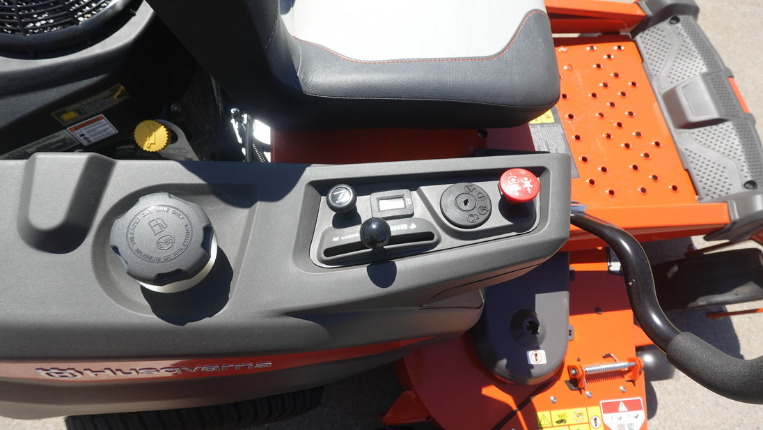 Husqvarna Z254F Zero Turn Lawn Mower 54" Deck 24hp Briggs Control Panel