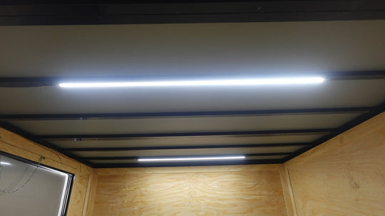 8.5x20 Charcoal Blackout Trim VNose Hybrid Enclosed Trailer Roof (2) 3500lb Axles 50 AMP Electrical Package - SLE Equipment - 22