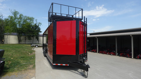 8.5' X 30' Hybrid Enclosed Drone Trailer and Equipment Hauler - SLE Equipment - 2