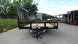 7x20 Straight Deck Utility Trailer with Side Gate (2) 5,200lb Axles - SLE Equipment - 1