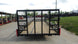 7x20 Straight Deck Utility Trailer with Side Gate (2) 5,200lb Axles - SLE Equipment - 7