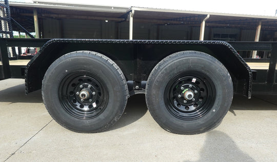 7x20 Straight Deck Utility Trailer with Side Gate (2) 5,200lb Axles - SLE Equipment - 15