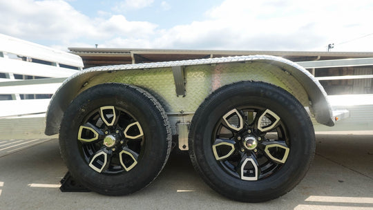 6.4' x 16' All Aluminum Utility Trailer Dual Axle Straight Deck 7K GVWR - SLE Equipment - 6