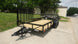 7x16 Dovetail Utility Trailer with Side Gate (2) 3500lb Axle 7k GVWR - SLE Equipment - 1