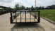 7x16 Dovetail Utility Trailer with Side Gate (2) 3500lb Axle 7k GVWR - SLE Equipment - 5