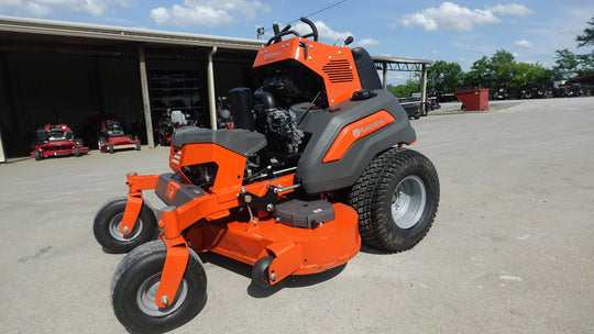 Demo Husqvarna V554 Stand - On Mower 54" 24.5 HP KAW 8.5HRS +Bonus 522L Trimmer - SLE Equipment - 2