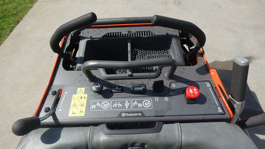 Demo Husqvarna V554 Stand - On Mower 54" 24.5 HP KAW 8.5HRS +Bonus 522L Trimmer - SLE Equipment - 13