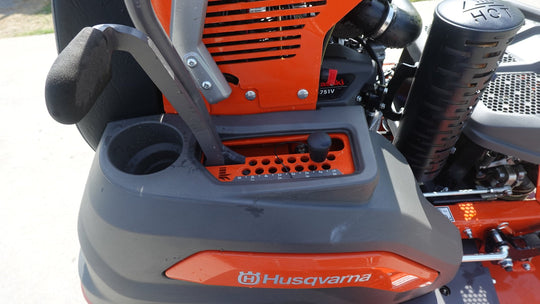Demo Husqvarna V554 Stand - On Mower 54" 24.5 HP KAW 8.5HRS +Bonus 522L Trimmer - SLE Equipment - 15