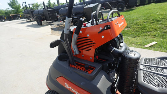 Demo Husqvarna V554 Stand - On Mower 54" 24.5 HP KAW 8.5HRS +Bonus 522L Trimmer - SLE Equipment - 16