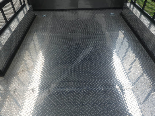 8.5x20 Charcoal Blackout Trim VNose Hybrid Enclosed Trailer Roof (2) 3500lb Axles 50 AMP Electrical Package - SLE Equipment - 15