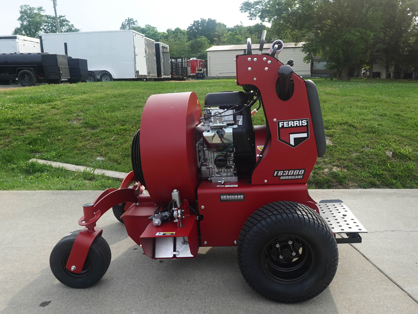 Ferris 5902194 FB3000 Hurricane Stand On Blower 35HP VAN Left Side 