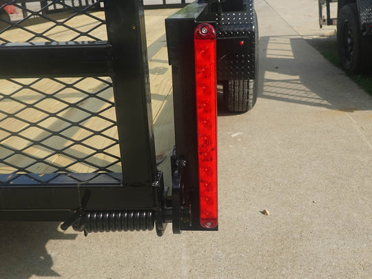 7x20 Heavy Duty Straight Deck Utility Trailer (2) 5,200lb Axles With (2) Side Gates 10K GVWR - SLE Equipment - 13