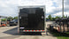 8.5X24 Black Enclosed Trailer (2) 5,200lb Axles Escape Door Rear