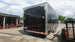 8.5X24 Black Enclosed Trailer (2) 5,200lb Axles Escape Door Rear Right