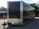 8.5X24 Black Enclosed Trailer (2) 5,200lb Axles Escape Door Front Left