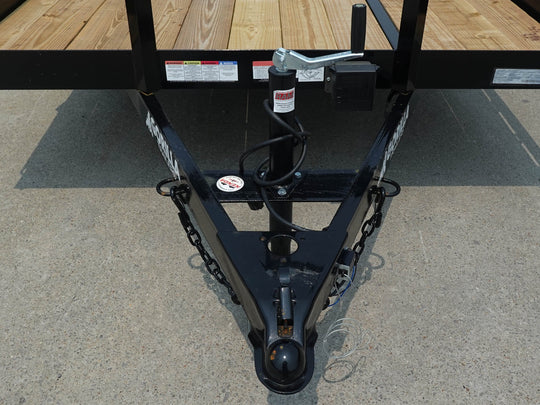 7x20 Heavy Duty Dovetail Utility Trailer (2) 5,200lb Axles with Brakes 10k GVWR - SLE Equipment - 15