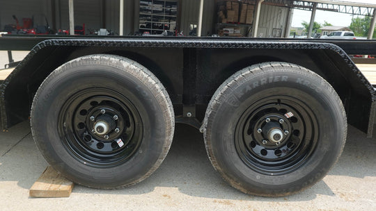 7x20 Heavy Duty Dovetail Utility Trailer (2) 5,200lb Axles with Brakes 10k GVWR - SLE Equipment - 17