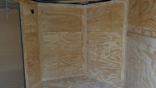 7x16 Tandem White V - Nose Hybrid Enclosed Trailer - SLE Equipment - 15