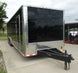 8.5x32 Black Enclosed Car Hauler Trailer With Ramp and side door (3) 7K Axles 21k GVWR - SLE Equipment - 2