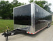 8.5x32 Black Enclosed Car Hauler Trailer With Ramp and side door (3) 7K Axles 21k GVWR - SLE Equipment - 1