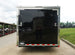 8.5x32 Black Enclosed Car Hauler Trailer With Ramp and side door (3) 7K Axles 21k GVWR - SLE Equipment - 9