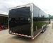 8.5x32 Black Enclosed Car Hauler Trailer With Ramp and side door (3) 7K Axles 21k GVWR - SLE Equipment - 14