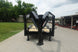 7x20 Gooseneck Equipment Trailer (2) 7K Axles Front 