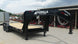 7x20 Gooseneck Equipment Trailer (2) 7K Axles Front Right 