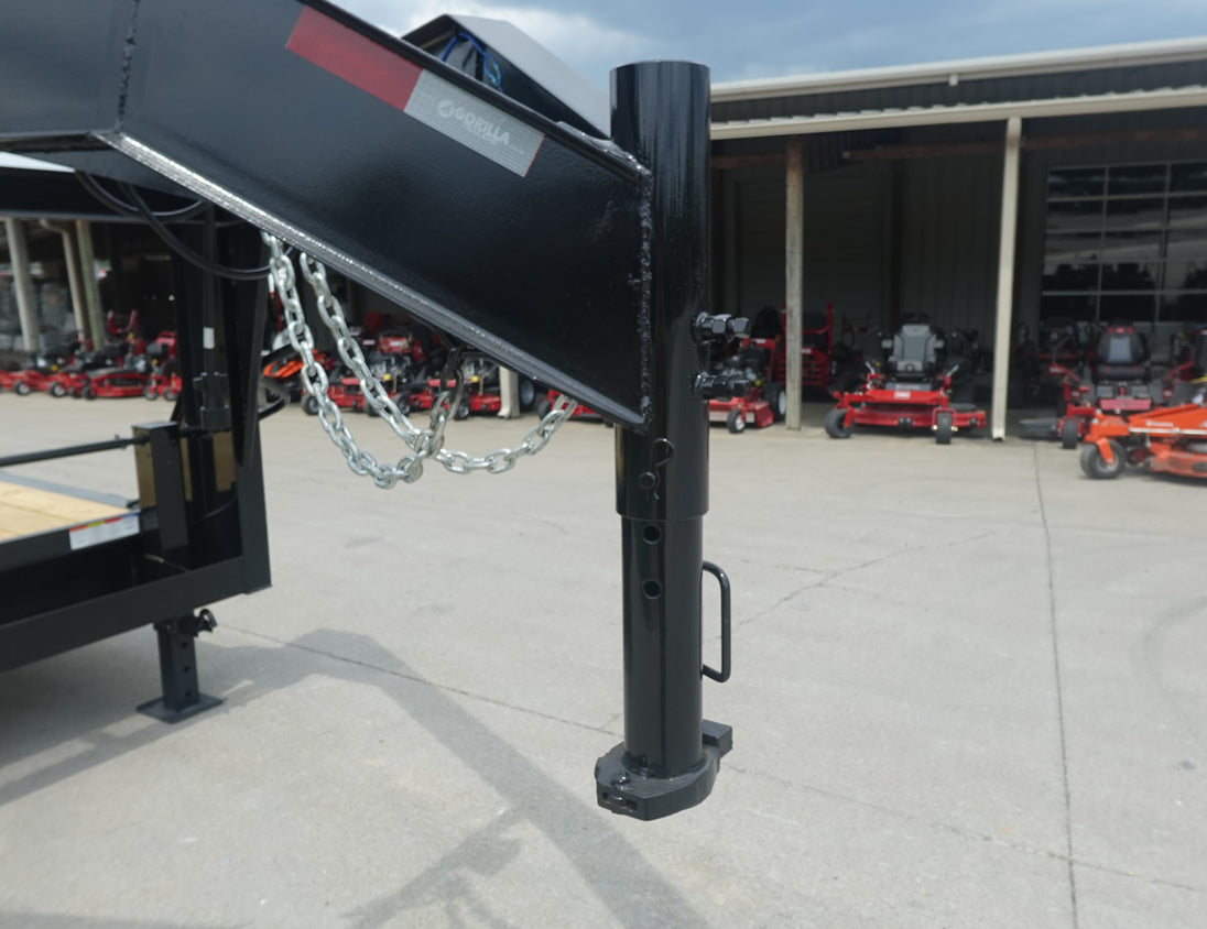 7x20 Gooseneck Equipment Trailer (2) 7K Axles Gooseneck Hitch