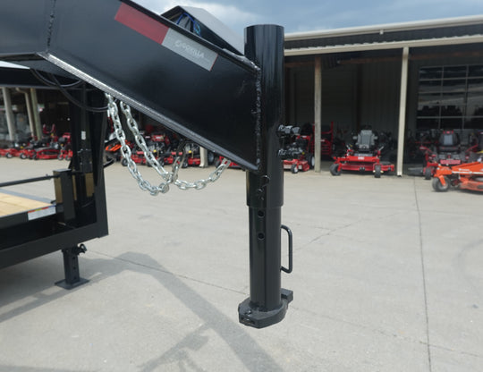 7x20 Gooseneck Equipment Trailer (2) 7K Axles Gooseneck Hitch