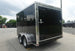 7X12 V-Nose Enclosed Cargo Trailer Rear Left Side