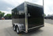 7X12 V-Nose Enclosed Cargo Trailer Rear Left Side