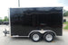 7X12 V-Nose Enclosed Cargo Trailer Left Side