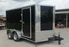 7X12 V-Nose Enclosed Cargo Trailer Front  Right Side