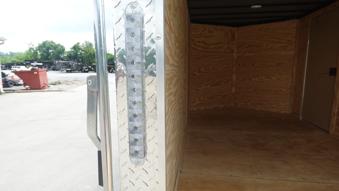 7X12 V-Nose Enclosed Cargo Trailer Left LED Brake Light 